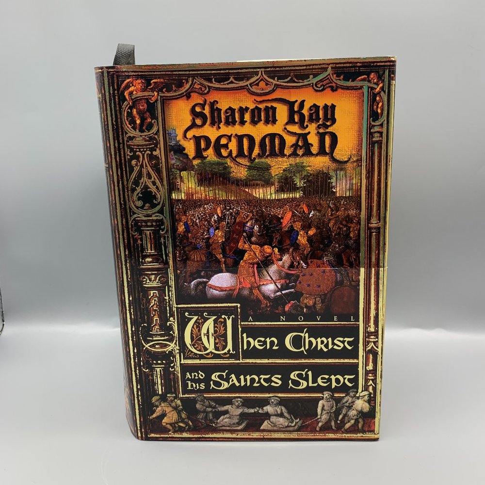 When Christ & the Saints Slept Hardcover Historical Mystery by Sharon Kay Penman